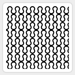 Black and White Pattern Sticker